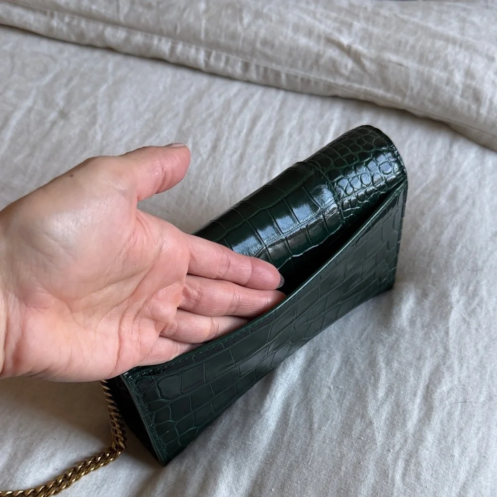 Balenciaga Hourglass Wallet on Chain Purse Entrupy Authenticated - Picture 4 of 16